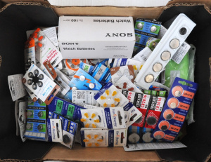 Lot 18 - Box Lot Various Small Sized Watch & Other Batteries - all as new in