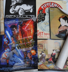 Lot 23 - Group Lot Various Unframed Posters - incl Star Wars Force Awakens Movie