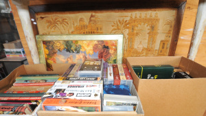 Lot 29 - 3 x Boxes Mixed Vintage Items - Hardcover Books incl Annuals, The Supe