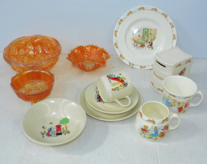 Lot 41 - 3 x boxes Mixed items - China, Crystal, Wooden wares, Stainless & A