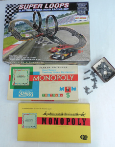 Lot 60 - Group lot of Toys inc vintage Diecast Soldiers, 2 x Monopoly Board Game