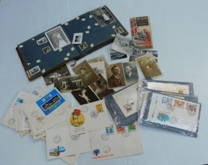 Lot 102 - Box vintage ephemera International First Day Covers - Rubiks cube, Ph