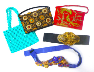 Lot 189 - Group box lot of Ladies Vintage Accessories inc, French Alain Fourdrai
