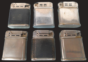 Lot 229 - Group Beattie Jet Lighters, made in USA