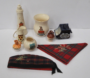 Lot 249 - Small lot - Vintage Crested ware & other souvenir items - Scottish