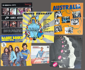 Lot 251 - Small group lot Vintage Australian Vinyl records - 'Group Therapy' the