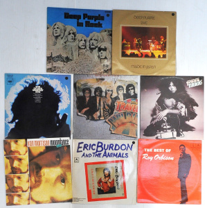 Lot 252 - Group lot - Mixed Vintage Vinyl Lp Records - Deep Purple, Bob Dylan, T