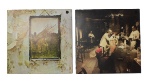 Lot 254 - 2 x vintage Led Zeppelin Vinyl LP Records - 'Led Zep 4' Gatefold Austr
