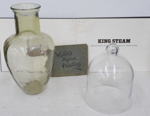 Lot 284 - Group Lot Mixed Vintage Items - incl Wyllie's Matine Painting Book, Ki