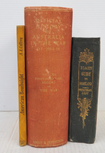 Lot 293 - 3 x Vintage Hardcover Books incl American Bombsight by AA Caffrey, Ped