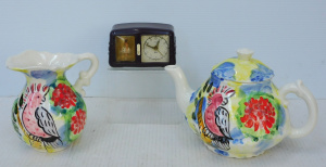 Lot 302 - Mixed Group lot inc Vintage German Bakelite Ballerina Alarm clock, 2