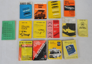 Lot 308 - Lot of Vintage Glass's Guide for Commercial & Dealer Car Guides fr