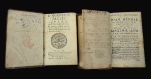 Lot 389 - 2 x Vintage books in Latin - c1662 Nicolai Burgundii Caesers Majesty &