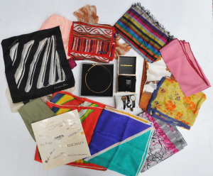 Lot 177 - Group Lot Vintage Ladies Accessories - incl Boxed Mimco Watch, Oroton