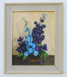 Lot 211 - Audrey C Snell (1922 - 2021) Framed Oil Painting - Still Life - Signed