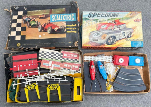 Lot 2 - 2 x boxed Racing car sets - Speedking Set No 2 X Track boper with cars &