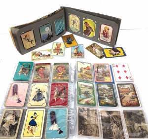 Lot 28 - Approx 230 vintage Swap cards incl Deco, Tulloch, Fairies, birds, Barri