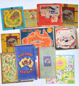 Lot 32 - 9 x vintage Board games incl Some Oz, Bomb'em the 3 Way, 2 x Race Aroun