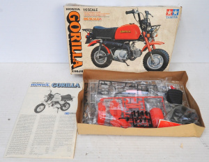 Lot 54 - Vintage Boxed Unmade Tamiya 16 Scale Honda Gorilla Z50 J-III w Instruct