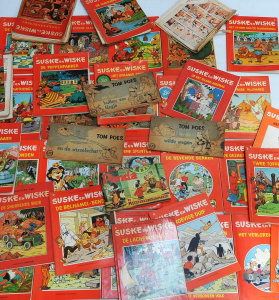 Lot 69 - Lot of Assorted Vintage Dutch Comics incl Suske En Wiske, Tom Poes &