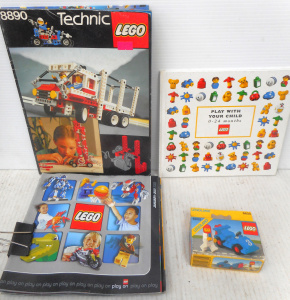 Lot 70 - Group Lego items incl, Boxed Legoland Racing Car + Driver 6605, kids Bo