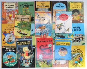 Lot 75 - 20 x Vintage - De avonturen Van KuifjeThe Adventure of Tintin - Dutch P