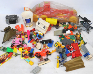 Lot 90 - Lot of Assorted Vintage Toys & Kids items incl Pacman 711 Plastic C