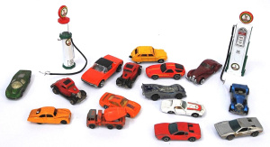 Lot 113 - Small Lot of Diecast Vehicles & Accessories incl Eagle Petrol Pump