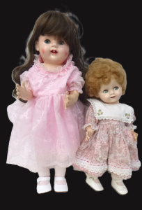 Lot 117 - 2 x Circa 1950s Pedigree Hard Plastic Dolls inc, Walker & a smalle