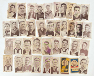 Lot 121 - Group Australian Football cards - mainly Wills 1933 Footballers, 3 x C