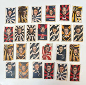 Lot 123 - Grp Australian Football Cigarette cards incl 1908 Standard Vic League