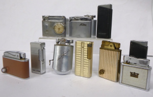 Lot 212 - Group lot of mostly Novelty & Advertising Cigarette Lighters inc,