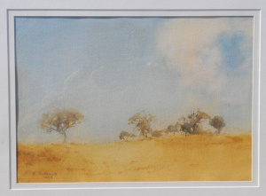 Lot 237 - Kathlyn Margaret Ballard (1929 - 2013) Gilt framed Watercolour - The C