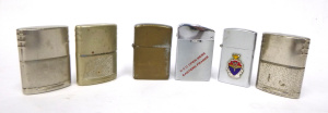 Lot 257 - Small box lot of Vintage Windproof Fuel Military related Cigarette lig