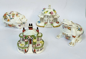 Lot 279 - 4 x pces English fine china - Coalport cottages - Keepers, The Parasol