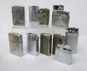 Lot 321 - Small box lot of Modernist Stylish Cigarette Lighters inc, Win, Sim, M