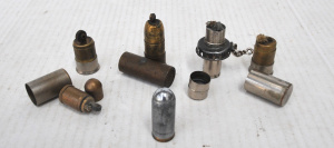 Lot 324 - 6 x Vintage Novelty Cigarette Lighters incl Shotgun Shell Style Lighte