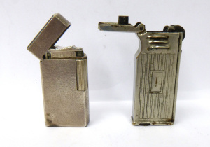 Lot 326 - 2 x vintage AF Cigarette Lighters - Upson made by Calco in Sydney + Du