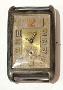 Lot 327 - Vintage Fays Melbourne silver tank watch - marked 0900 FG - no strap,