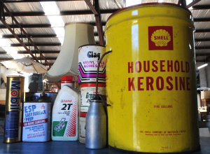 Lot 29 - Group Lot Vintage Oil & Other Tins - incl Large Castrol Oil, ESP Ea