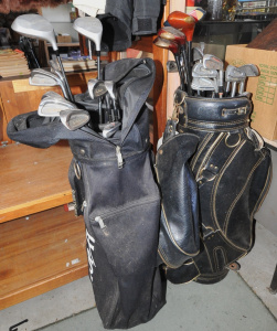 Lot 76 - 2 x Golf Bags & Contents incl Daiwa Ian Baker-Finch signature set ( Lot 76 - 2 x Golf Bags & Contents incl Daiwa Ian Baker-Finch signature set (