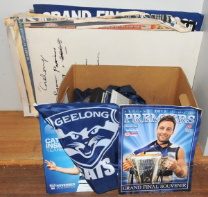 Lot 81 - Lot of Modern Geelong Football Club Ephemera & Merchandise incl Lar Lot 81 - Lot of Modern Geelong Football Club Ephemera & Merchandise incl Lar