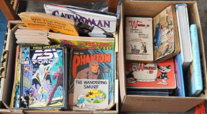 Lot 117 - 2 x Boxes of Comics & Kids Books incl Smurfs, Marvel Comics, Wizar Lot 117 - 2 x Boxes of Comics & Kids Books incl Smurfs, Marvel Comics, Wizar