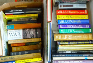 Lot 129 - 2 x Boxes Mixed Books - incl Film, Art, Military, Antiques, etc Lot 129 - 2 x Boxes Mixed Books - incl Film, Art, Military, Antiques, etc