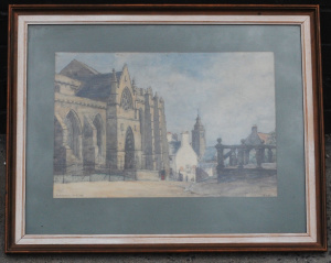 Lot 230 - Alexander Kellock Brown (1849 - 1922) Framed Watercolour - Greyfriars, Lot 230 - Alexander Kellock Brown (1849 - 1922) Framed Watercolour - Greyfriars,