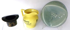 Lot 242 - 3 x Vintage Alcohol related items inc, Wade Dewars White Label Scotch Lot 242 - 3 x Vintage Alcohol related items inc, Wade Dewars White Label Scotch