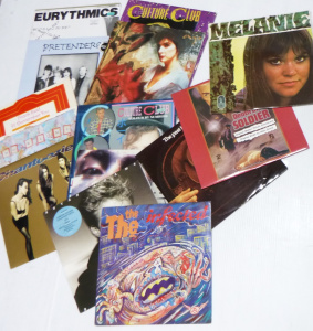 Lot 243 - Group lot of Vinyl LP records inc, Enya, Eurythmics, Culture Club, Pre Lot 243 - Group lot of Vinyl LP records inc, Enya, Eurythmics, Culture Club, Pre