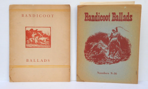 Lot 261 - 2 x vintage Folios - Bandicoot Ballads - Vol 1 numbers 1- 8 & vol Lot 261 - 2 x vintage Folios - Bandicoot Ballads - Vol 1 numbers 1- 8 & vol