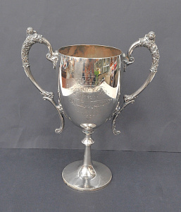 Lot 263 - Vintage 1923 HAW Hamilton Amateur Wheelers Fogarty Cup Trophy - Won by Lot 263 - Vintage 1923 HAW Hamilton Amateur Wheelers Fogarty Cup Trophy - Won by
