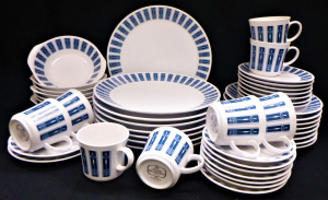 Lot 289 - 1960s large Noritake 'Pacific' blue & white dinner set for 8 - 1 b Lot 289 - 1960s large Noritake 'Pacific' blue & white dinner set for 8 - 1 b